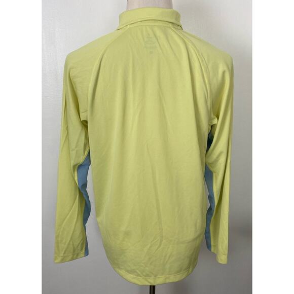 Men True Flies performance pocket long sleeve athletic polo shirt, L - Picture 3 of 4